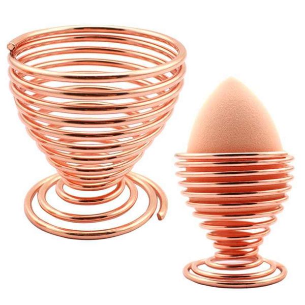 Sponge Holder &amp; Sponge set-Rose Gold