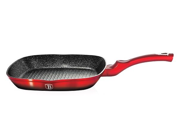 Berlinger Haus Marble Coating Grill Pan 28cm - Black Burgundy Edition