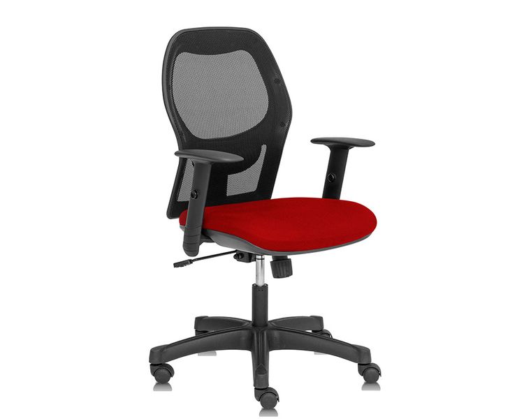 Cassie Operators Office Chair - Soviet Red