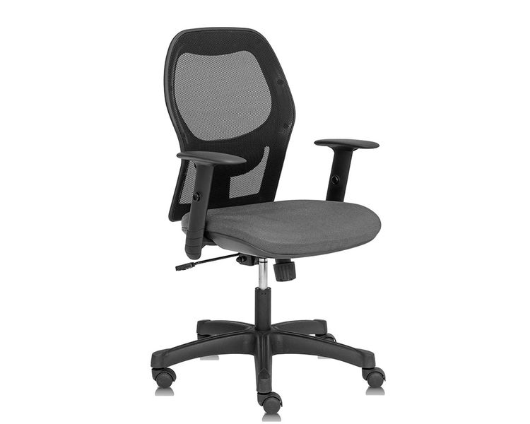 Cassie Operators Office Chair - Stone Grey