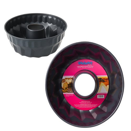 Bulk Pack x2 Non Stick Round Cake Mould - 25x10cm