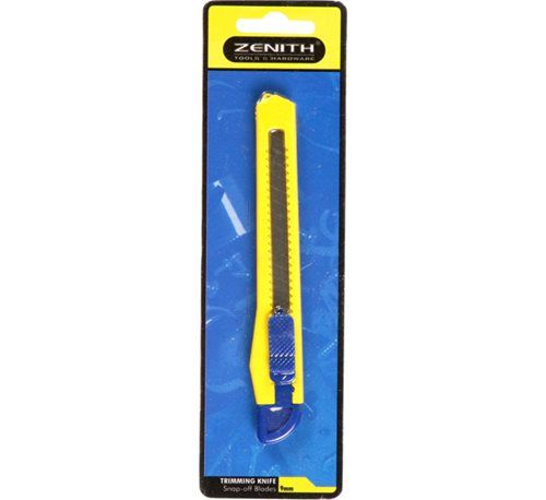 Zenith Bulk Pack x20 9mm Snapoff Blade Knife - Carded