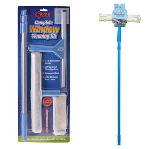 Bulk Pack x2 Window Washer Extendable Handle - 1.4m
