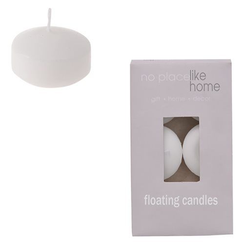 Bulk Pack x3 Floating Candle 6 Pack - White 28g