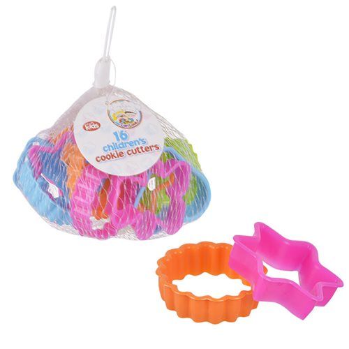 Bulk Pack x8 Small Plastic Cookie Cutters - Assorted