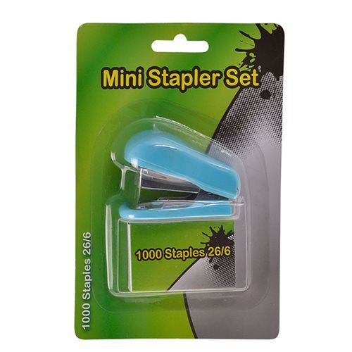 Bulk Pack x6 Mini Stationery Stapler with Staples