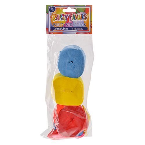 Bulk Pack x8 Streamers Set - 3 Rolls &amp; 6 Balloon