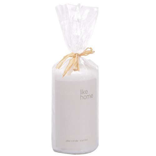 Bulk Pack x3 Round White Pillar Candle - 11x6.5cm