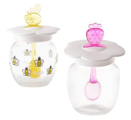 Bulk Pack x4 Preserve Storage Glass Jar - Assorted 10cm (370ml)