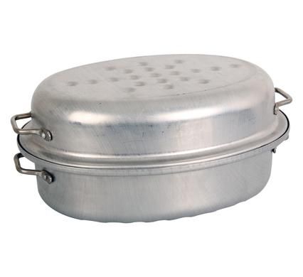 Bulk Pack x2 Oval Diamond Aluminium Roaster - 30x21x15