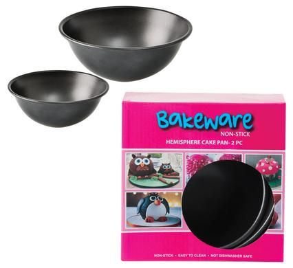 Bulk Pack x3 Hemisphere Cake Pan Set - 2 Pack