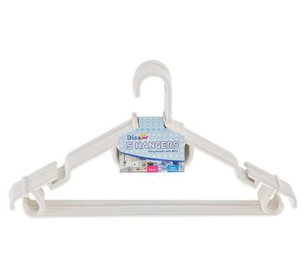 Bulk Pack - 50 Plastic Hangers