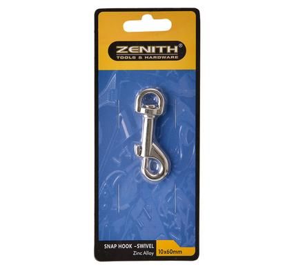 Zenith Bulk Pack x12 Snap Hook &amp; Swivel Clip - 10x 60mm