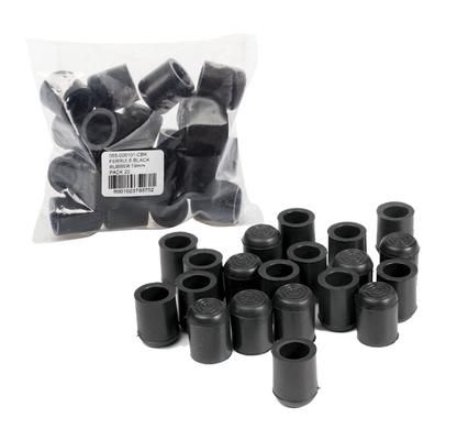 Bulk Pack x20 Ferrule Black Rubber 19mm