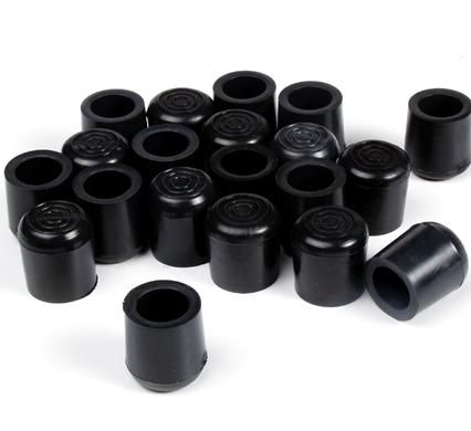 Bulk Pack x20 Ferrule Black Rubber 25mm