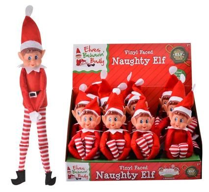 Bulk Pack x3 Xmas Sundry Naughty Elf