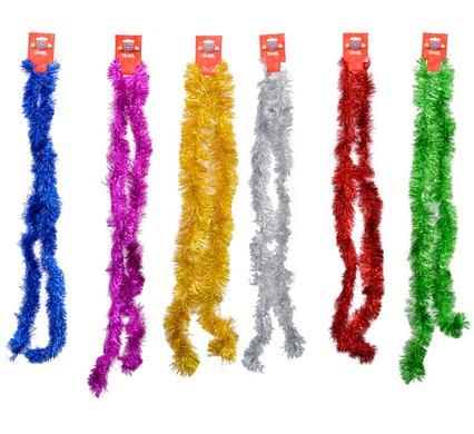 Bulk Pack x15 Xmas Garland Tinsel - 9cmx2m