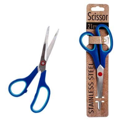 Bulk Pack x8 Plastic Handle Scissor - 21cm