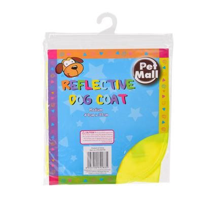 Bulk Pack x3 Reflective Dog Coat - Medium (49x37cm)