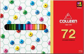 Colleen Pencil Crayons - Box of 72 Assorted Colours