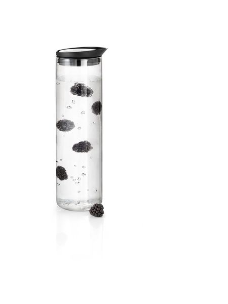 Blomus Fontana Water Carafe with Black Lid - 1000ml
