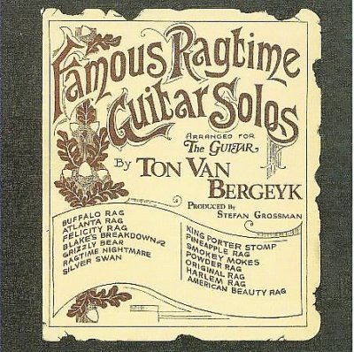 Ton Van Bergeyk - Famous Ragtime Guitar Solos (CD)