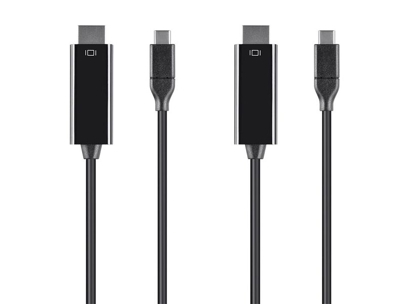 USB 3.1 Type-C to HDMI Cable 4K 1.8m - 2 Pack