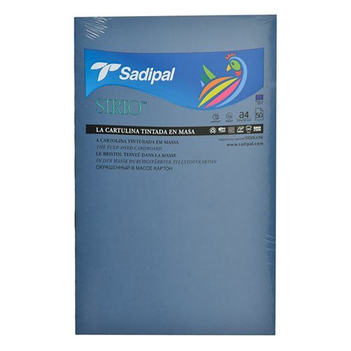 Bulk Pack of 50x Sirio A4 Arts &amp; Craft Sheet - Blue
