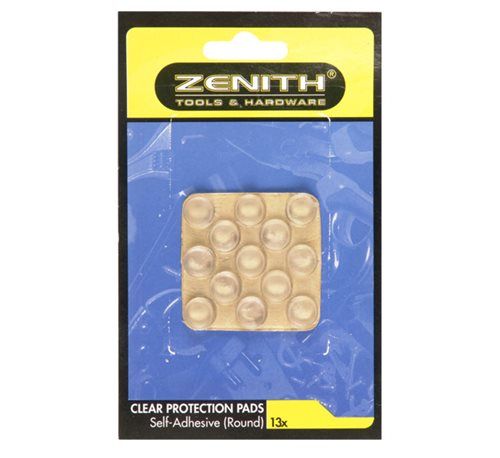 Bulk Pack of 5x Round Clear Adhesive Protection Pads - 13 piece