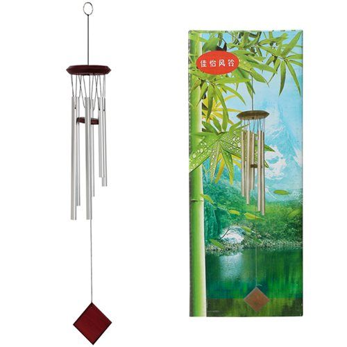 Bulk Pack of 3x Metal Wind Chimes - Bronze &amp; Silver Tubes