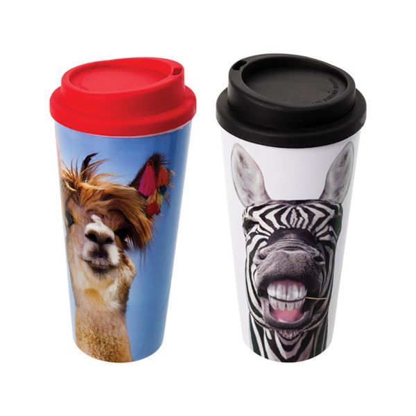 Bulk Pack of 4x Double Wall Tumblers with Silicon Grip