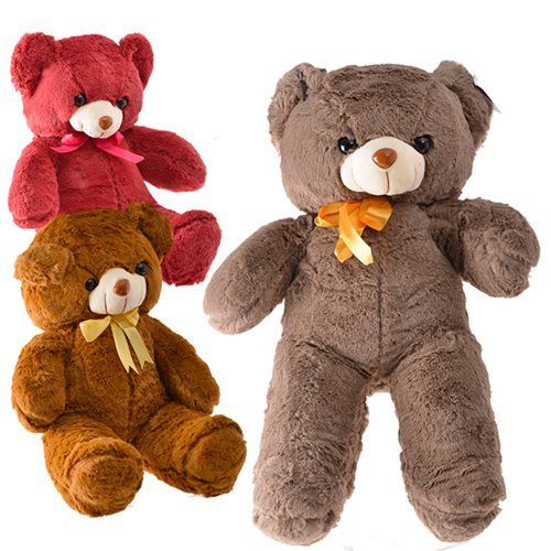 Bulk Pack of 3x Assorted Baby Plush Bears