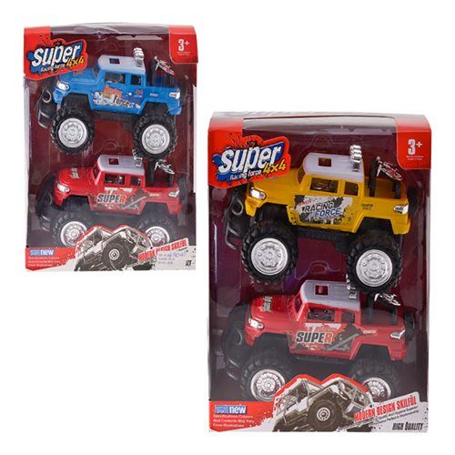 Bulk Pack of 2x Jeep Friction Drive Vehicles