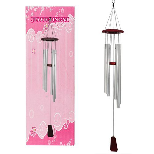 Bulk Pack of 2x Metal Wind Chimes - Bronze/Silver