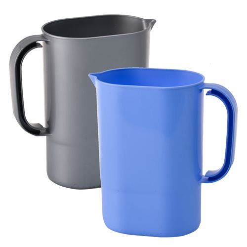 Bulk Pack of 12x Plastic Milk Jugs - 1 Litre