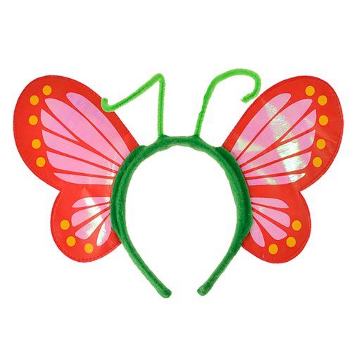Bulk Pack of 8x Assorted Butterfly Dress Up Headbands