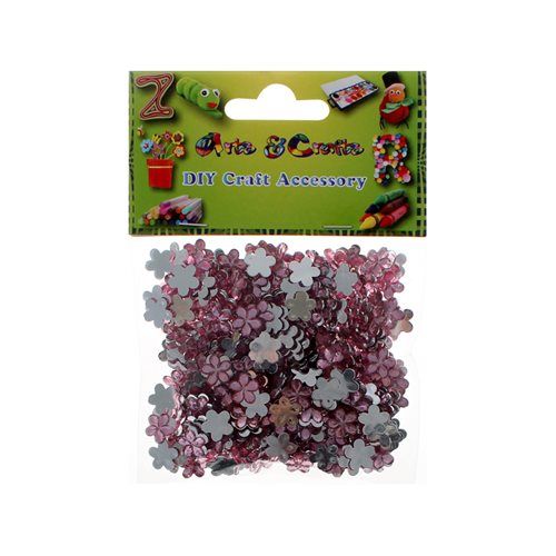 Bulk Pack of 12x Arts &amp; Craft Plastic Flower Accessories