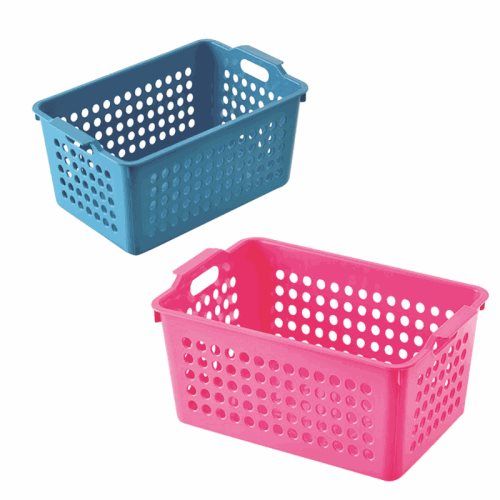 Bulk Pack of 6x Plastic Baskets