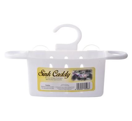 Bulk Pack of 10x Plastic Baskets with Hanger &amp; Suctions