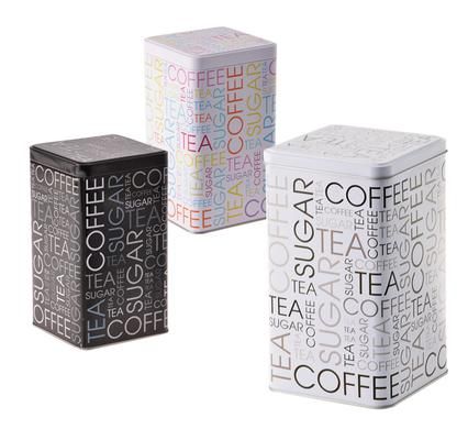 Bulk Pack of 3x Rectangular Storage Tins