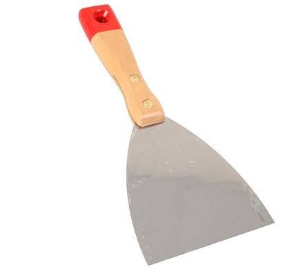 Bulk Pack of 10x Wooden Handle Paint Scrapers - 100mm