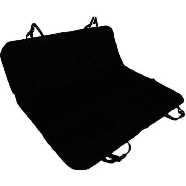Pet Car Seat Cover Two Seater - Black