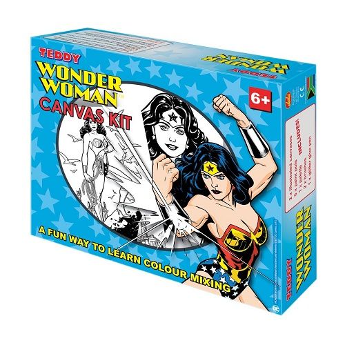 Teddy Wonder Woman Canvas Painting Kit