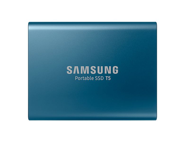 Samsung T5 Portable 500GB Solid State Drive - Blue