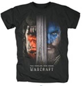 Warcraft: Two Worlds One Home Black T-Shirt (Parallel Import)