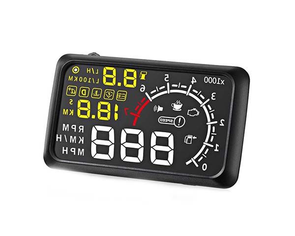 Fleek 5.5" Car OBD 2 Bluetooth HUD Head Up Display