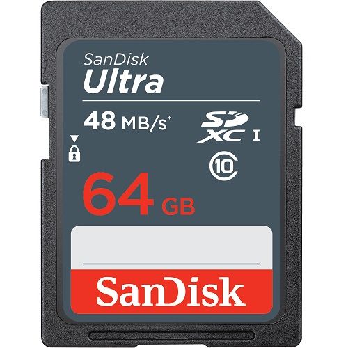 SanDisk Ultra SDXC 64GB Class 10 UHS-I Card