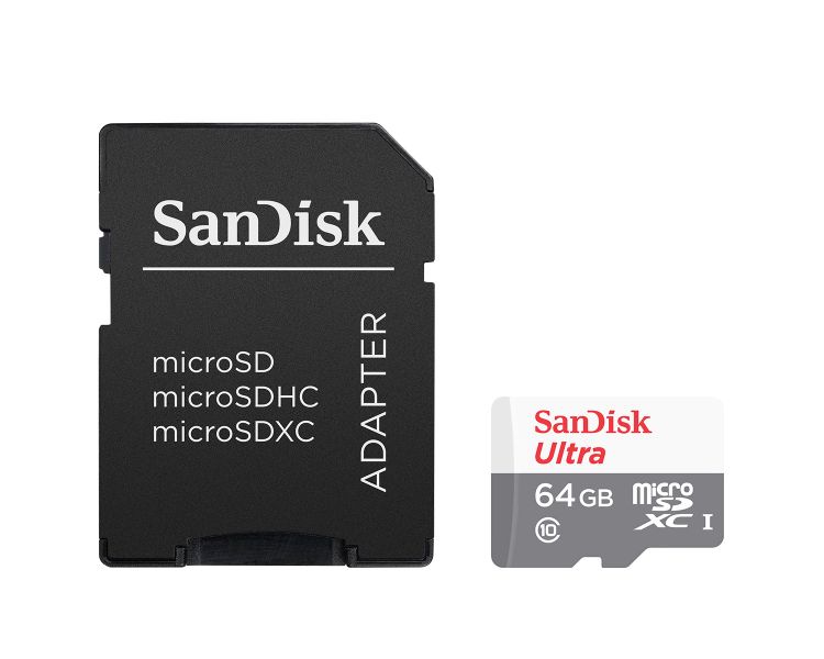 SanDisk 64GB 80 MB/s Ultra Micro UHS-I SDXC C 10