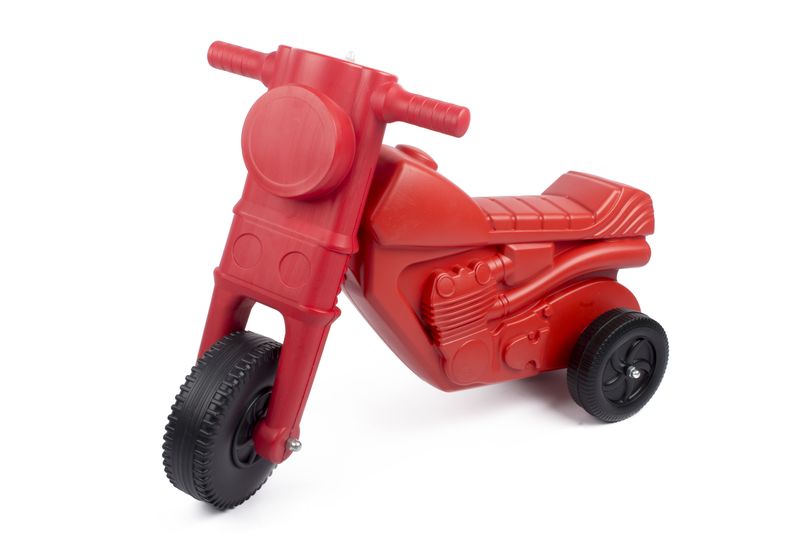 Kiddies Ride-On Plastic Scooter - Red