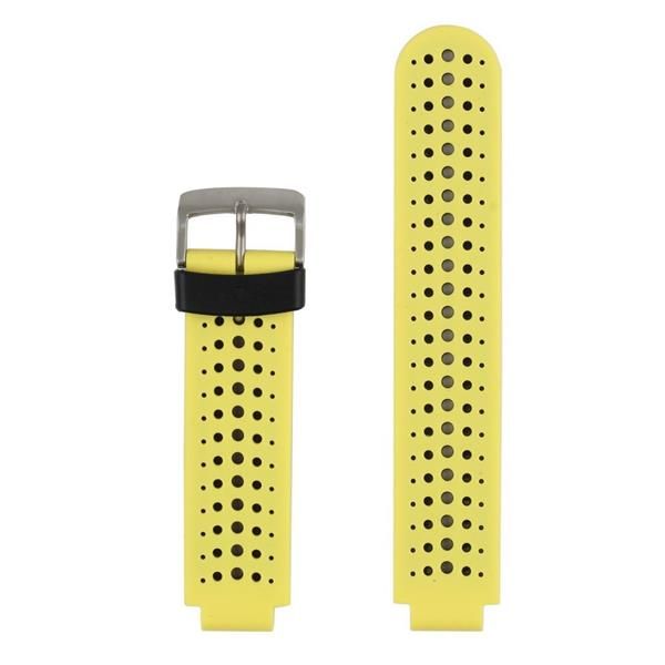 Replacement Silicone Band for Garmin Forerunner - Yellow &amp; Black